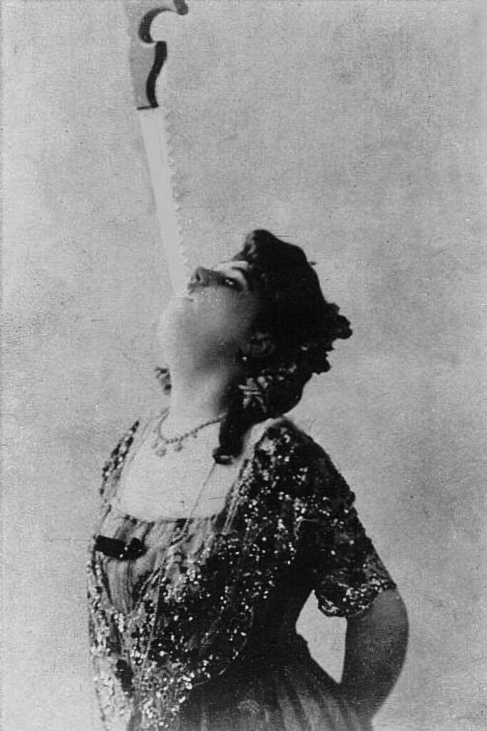 Edith Clifford - Sword Swallower